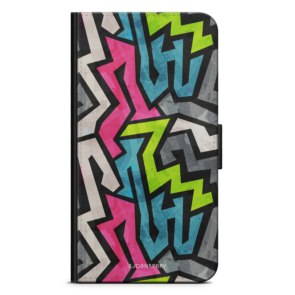 Huawei Honor 10 Wallet Case - Grunge Graffiti