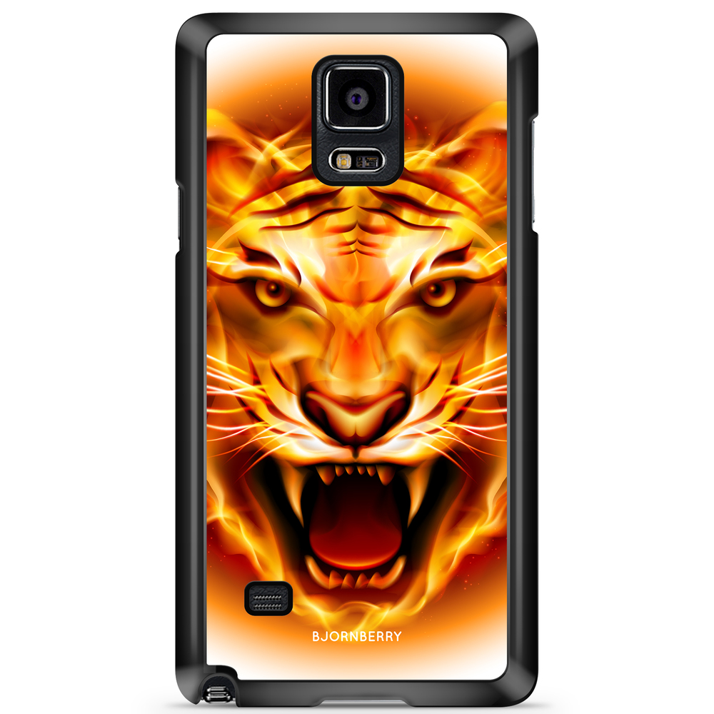 Samsung Galaxy Note 4 Case - Flames Tiger
