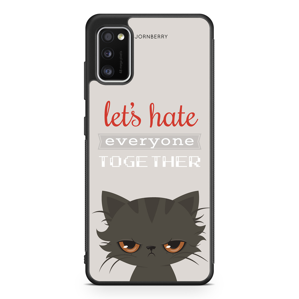 Samsung Galaxy A41 Case - Angry Cat