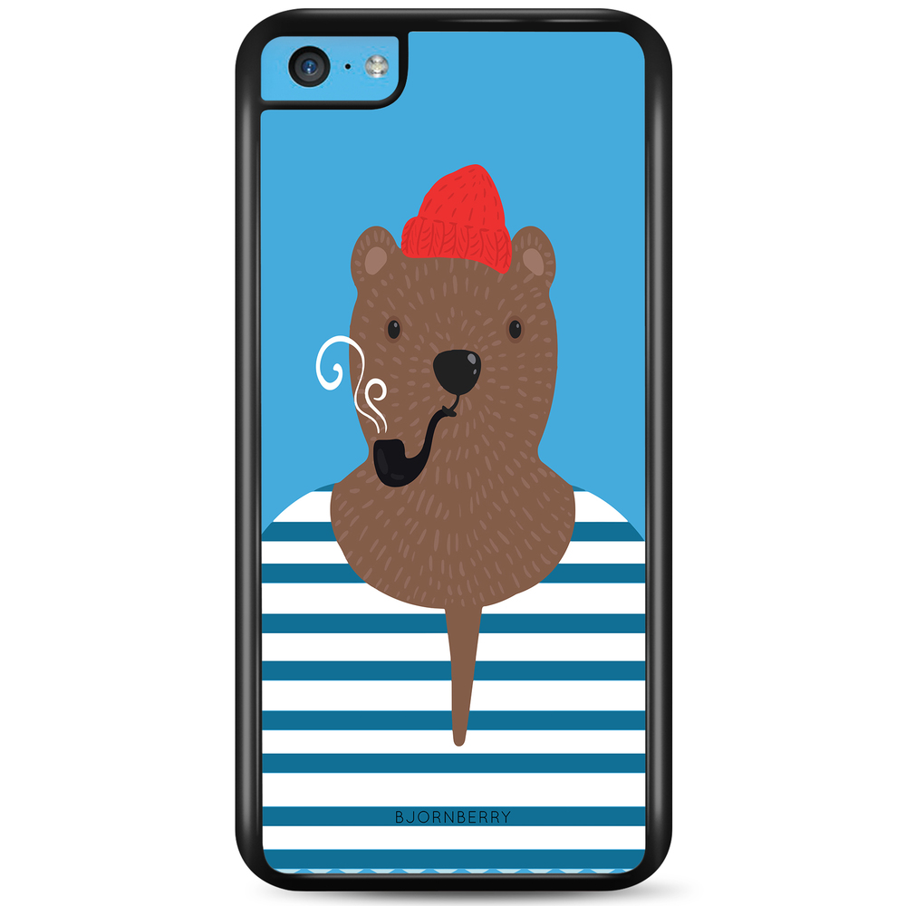 iPhone 5C Case - Hipster Bear