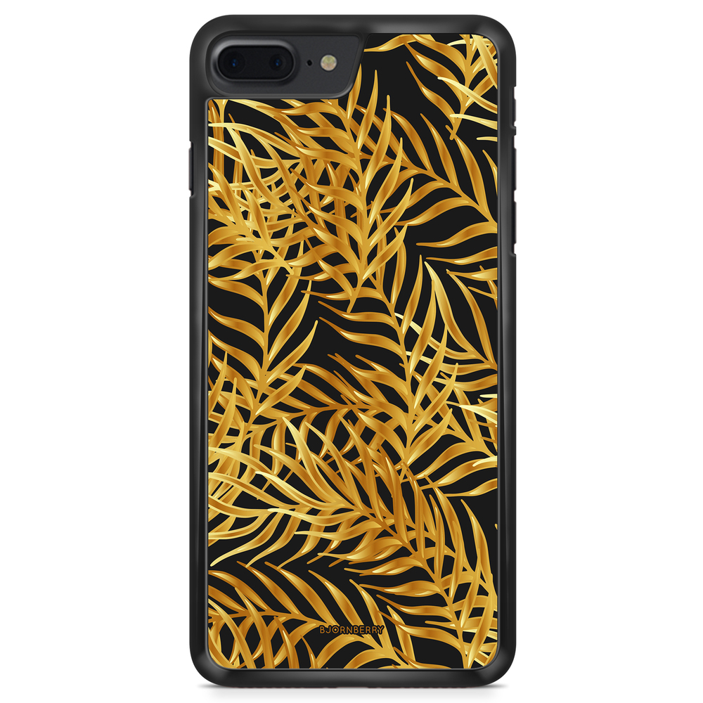 iPhone 8 Plus Case - Gold Palm