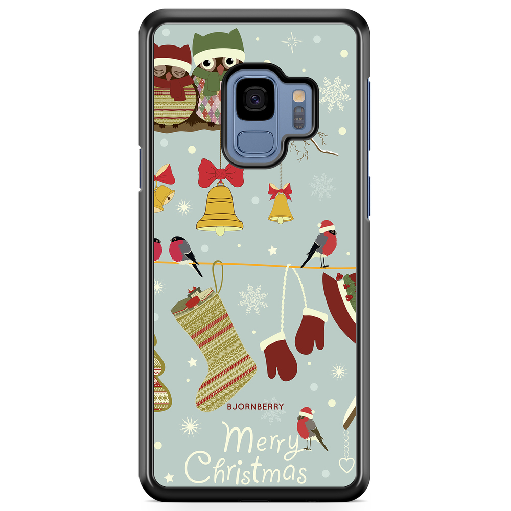 Samsung Galaxy S9 Case - Christmas Owls