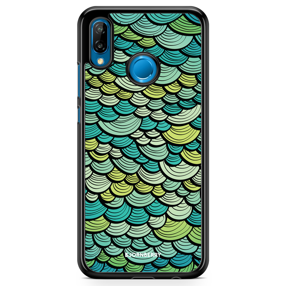 Huawei P20 Lite Case - Green Mermaid Scales