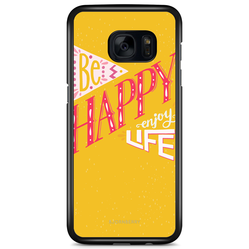 Samsung Galaxy S7 Skal - Be Happy | Mobilskal & Mobilfodral BJORNBERRY