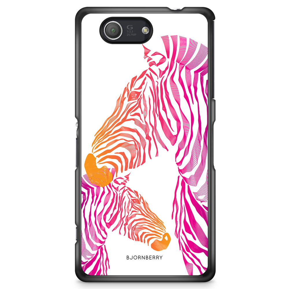 Sony Xperia Z3 Compact Case - Pink Zebras
