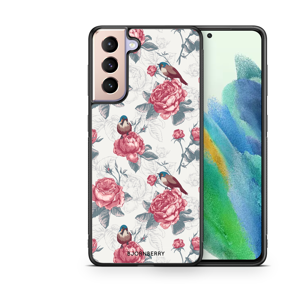 Samsung Galaxy S21 FE 5G Case - Roses and Birds