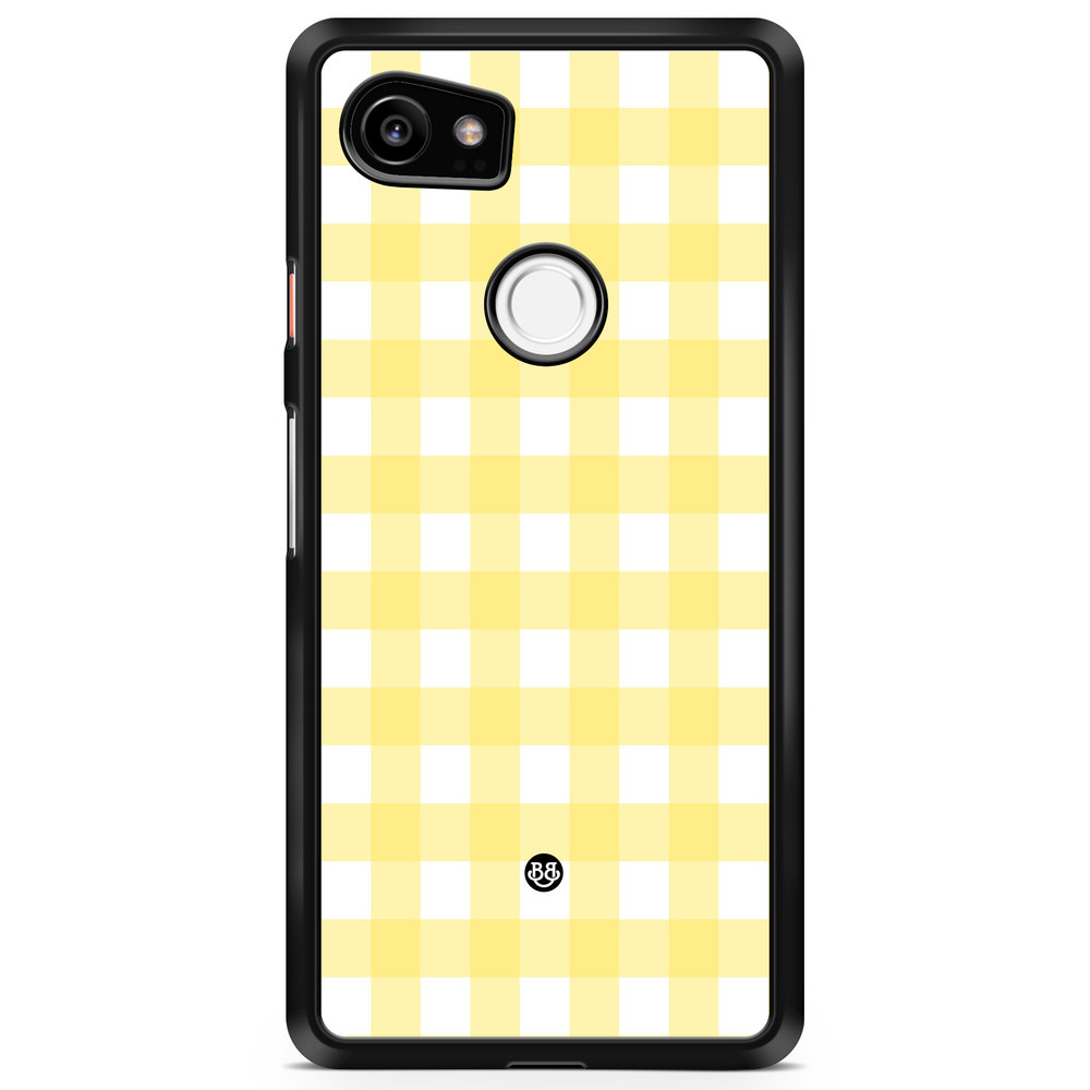 Google Pixel 2 XL Case - SUMMER GARDEN - Lemon Check