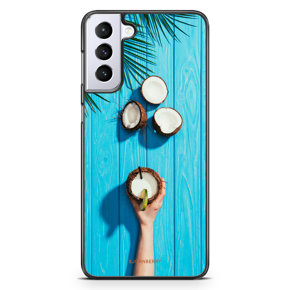 Samsung Galaxy S21 Plus Case - Coconut Drink