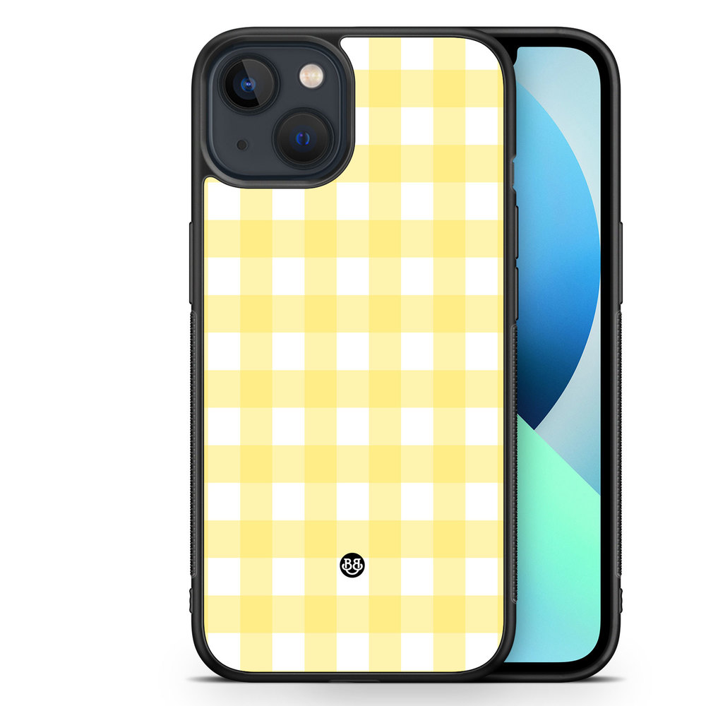iPhone 13 Mini Case - SUMMER GARDEN - Lemon Check