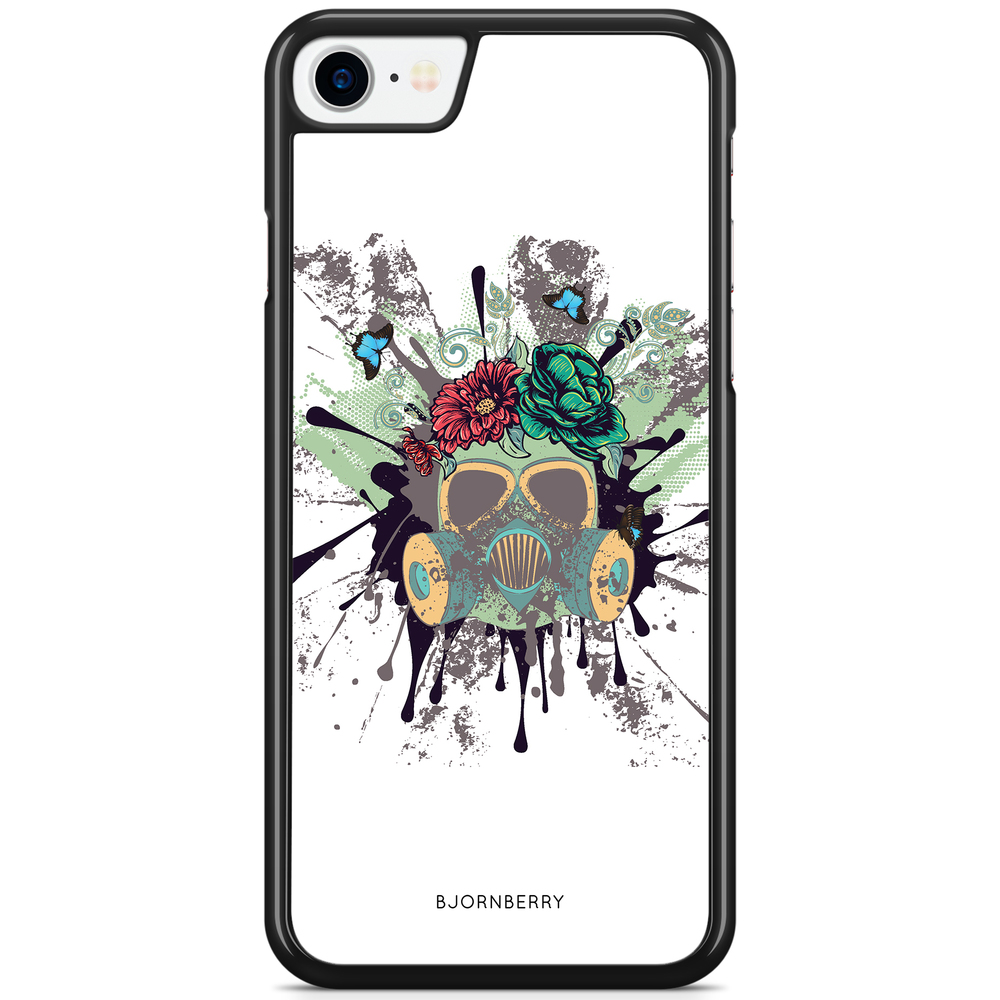 iPhone 7 Case - Gas Mask Flowers