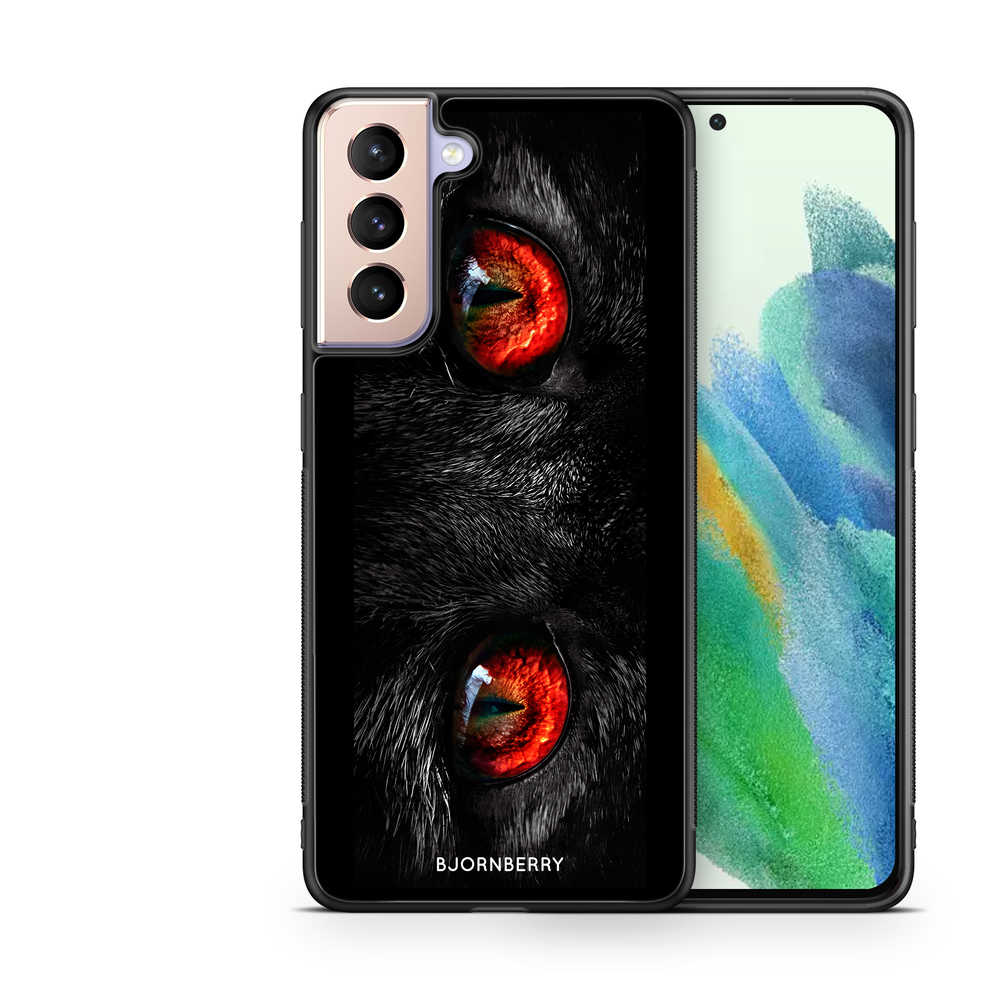 Samsung Galaxy S21 FE 5G Case - Red Cat Eyes