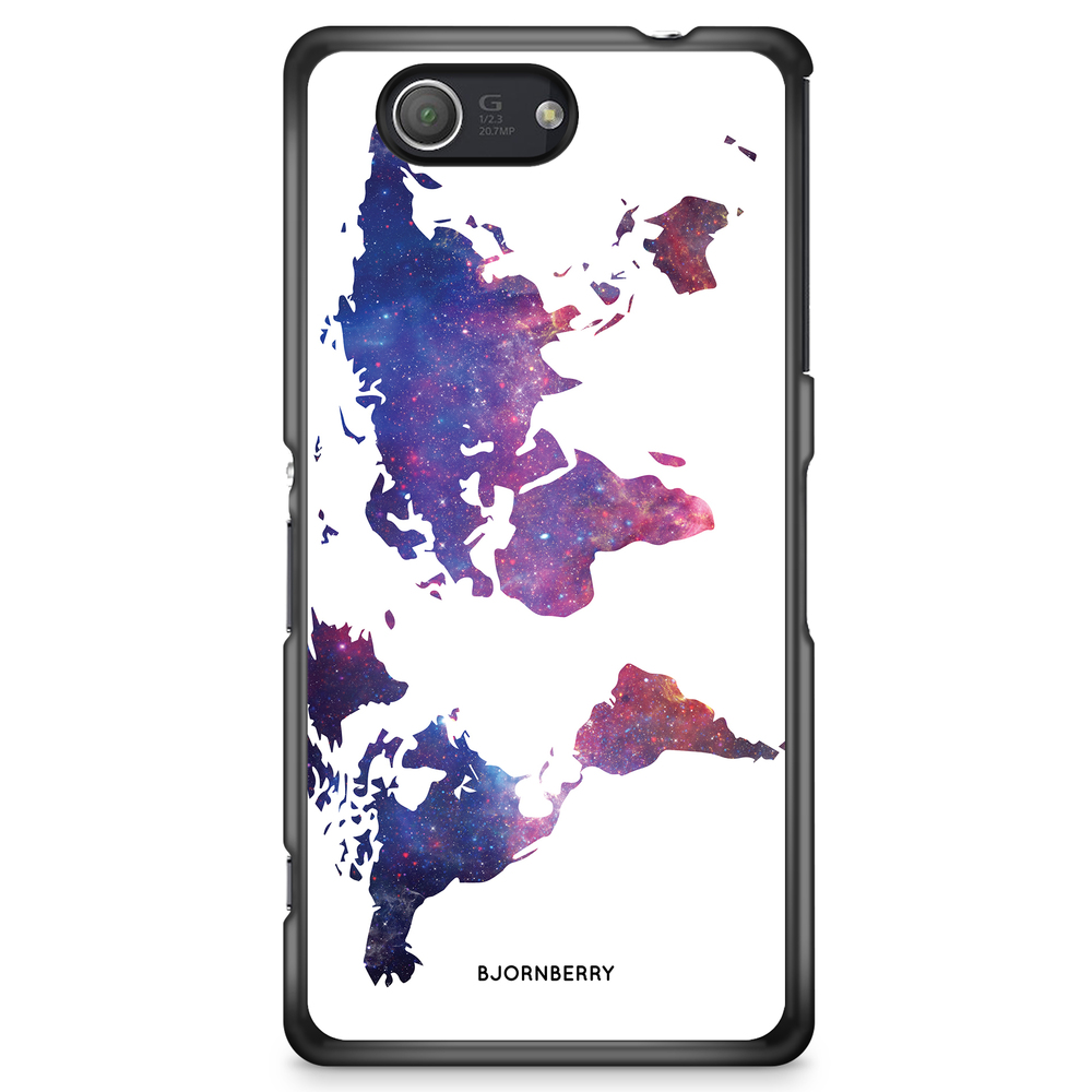 Sony Xperia Z3 Compact Case - World Map Space
