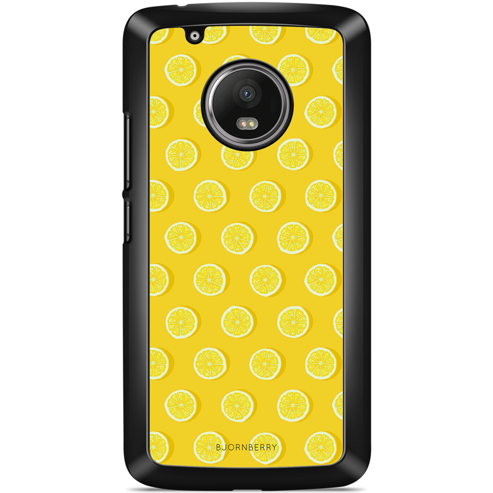 Moto G5 Plus Case - Lemon Pattern