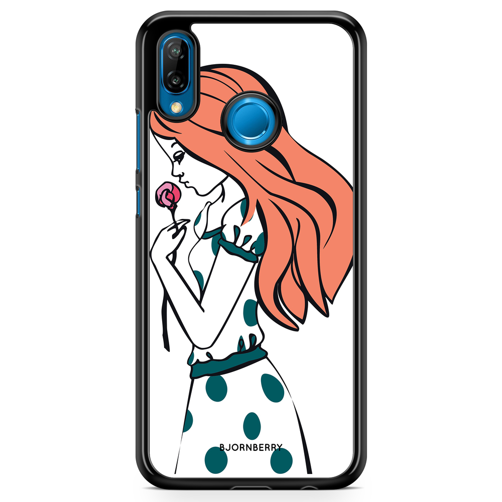 Huawei P20 Lite Case - Girl Rose
