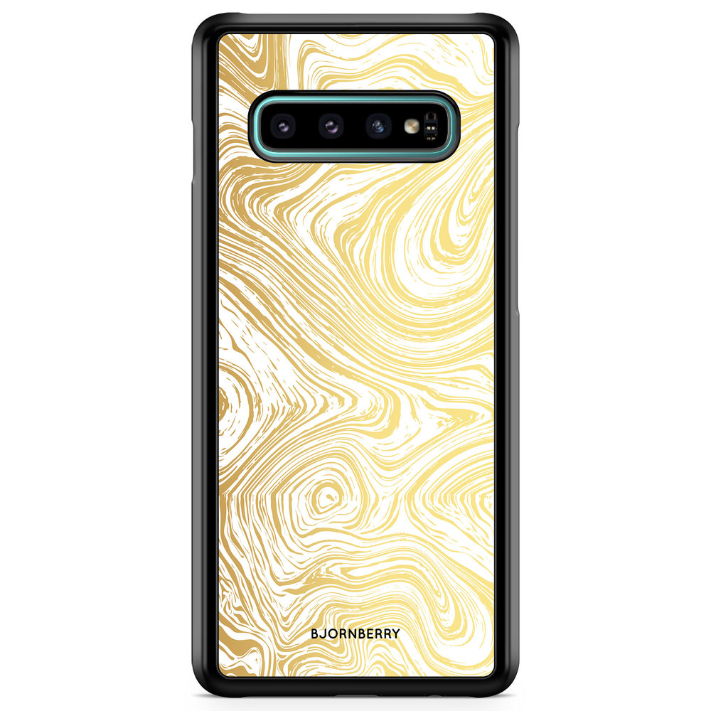 Samsung Galaxy S10 Plus Case - Gold Marble