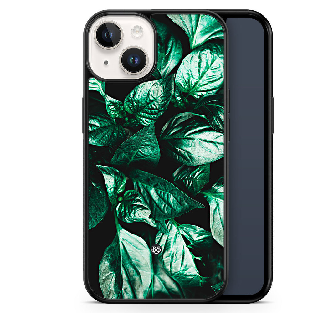 iPhone 14 Case - Green Leaves
