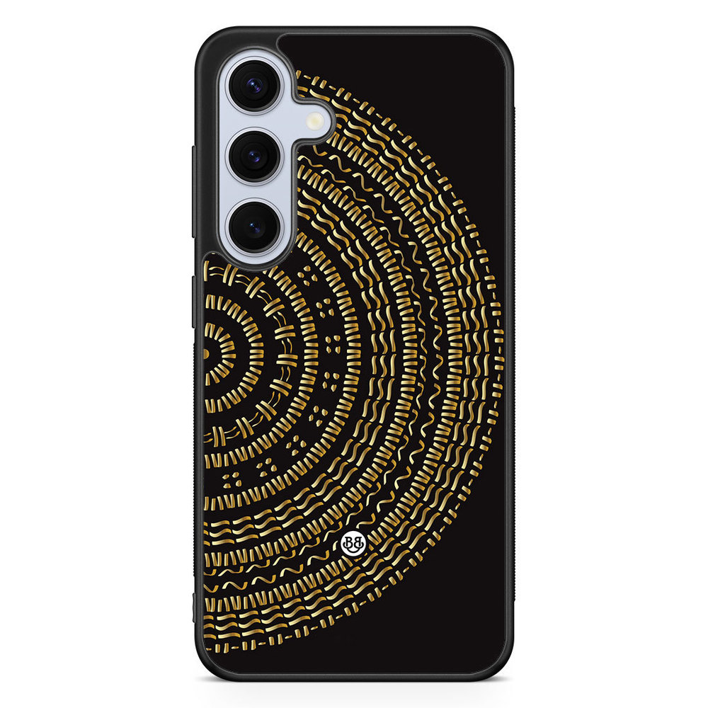 Samsung Galaxy S24 FE Case - Mandala Gold/Black