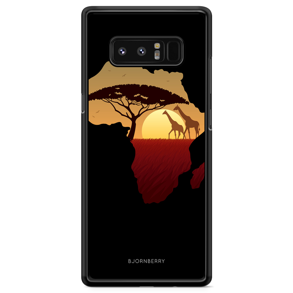 Samsung Galaxy Note 8 Case - Africa Black