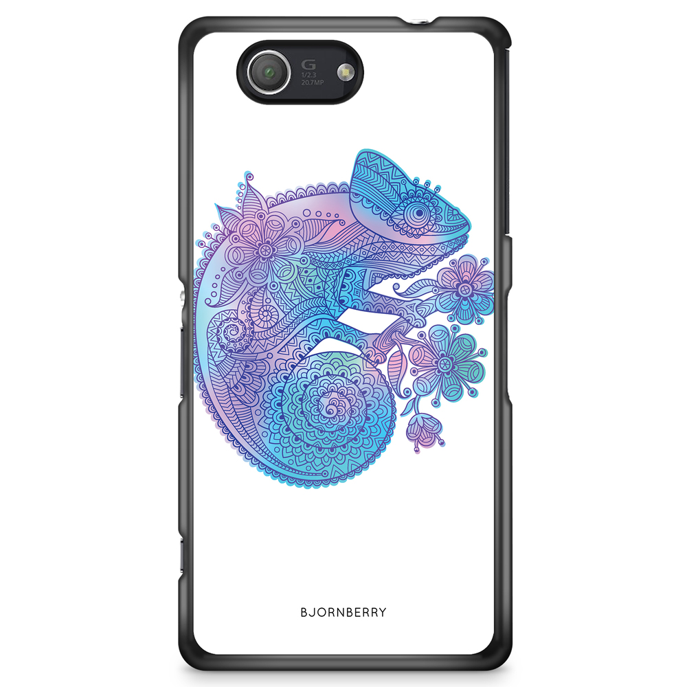 Sony Xperia Z3 Compact Case - Mandala Chameleon