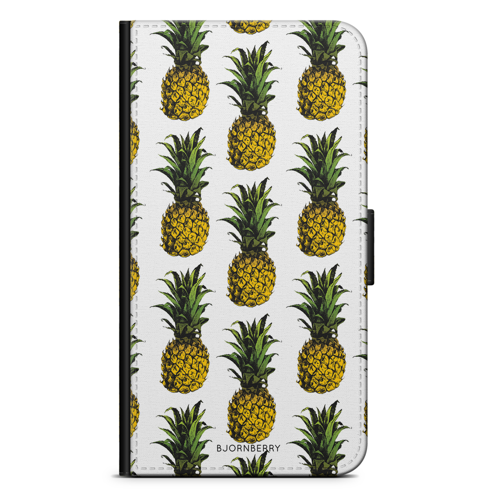 Samsung Galaxy A20e (2019) Wallet Case - Pineapple Pattern