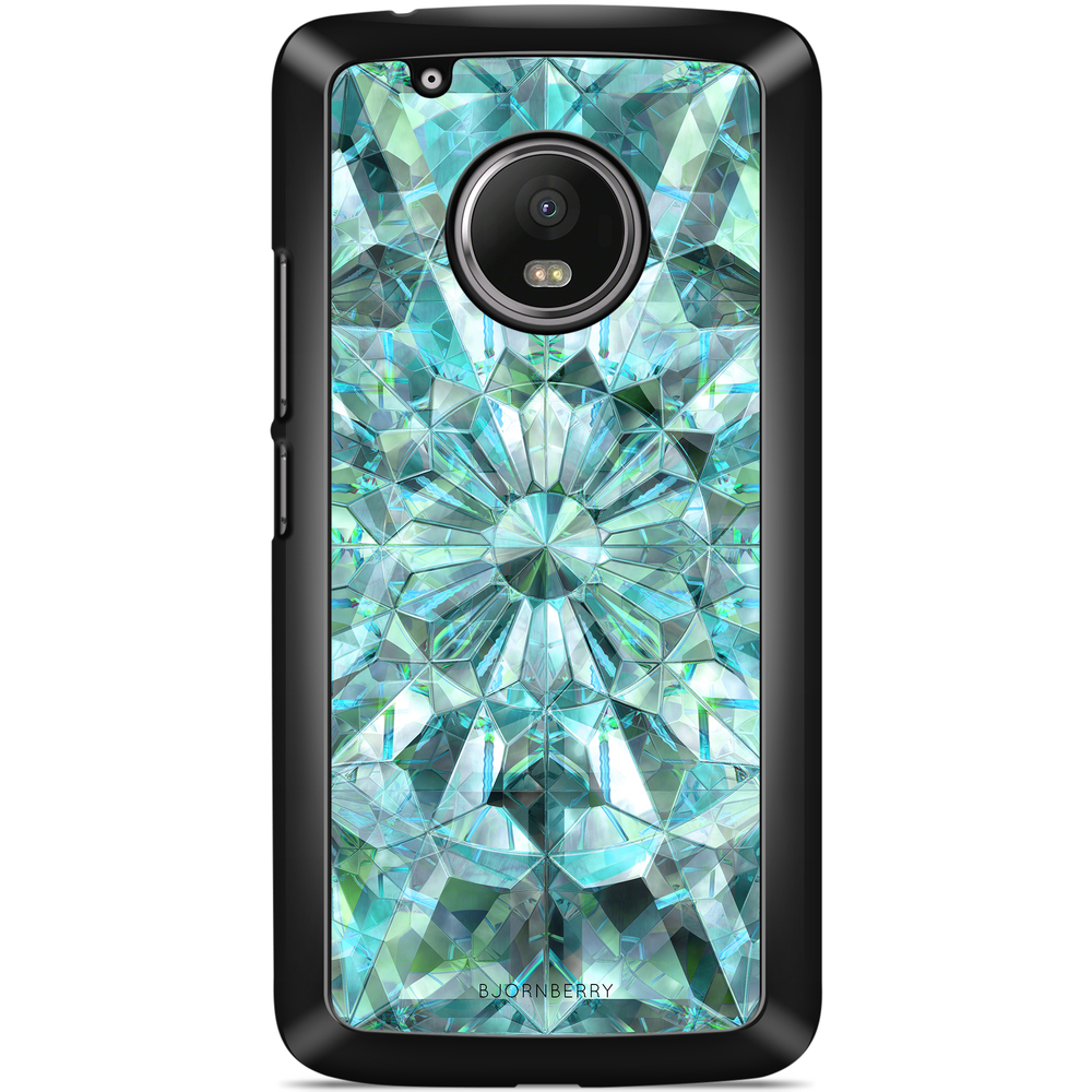 Moto G5 Plus Case - Green Crystals