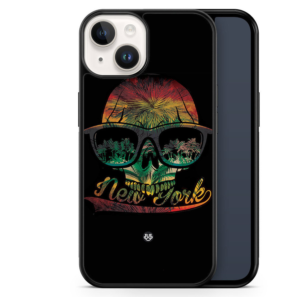 iPhone 14 Case - New York Skull