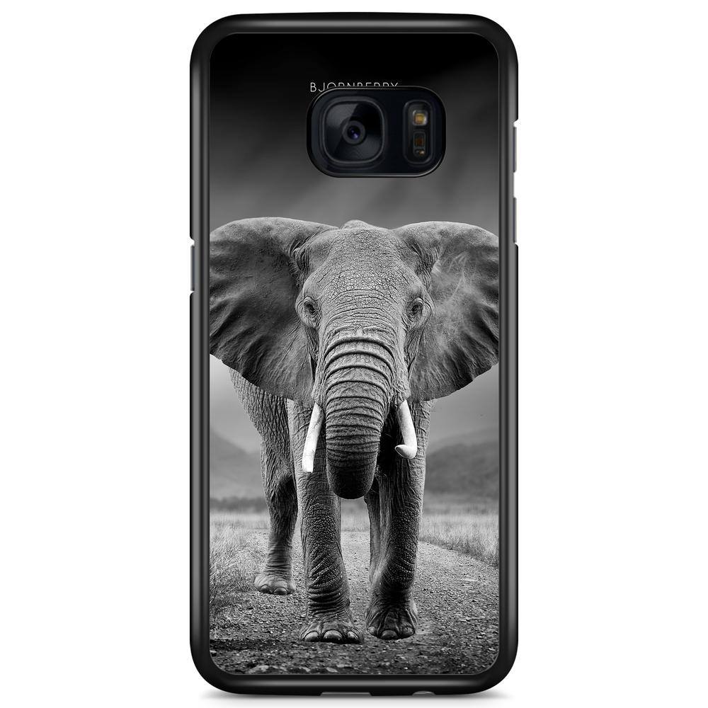 Samsung Galaxy S7 Case - Black/White Elephant