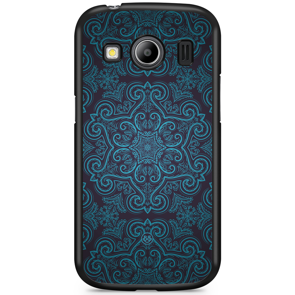 Samsung Galaxy Ace 4 Case - Blue Retro Pattern