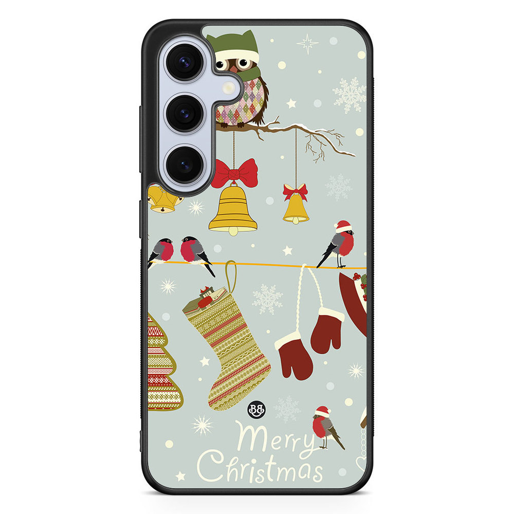 Samsung Galaxy S24 FE Case - Christmas Owls