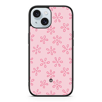 iPhone 15 Skal - Vårkollektion - Rosa
