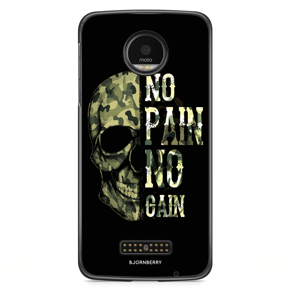 Moto Z2 Play Case - No Pain No Gain