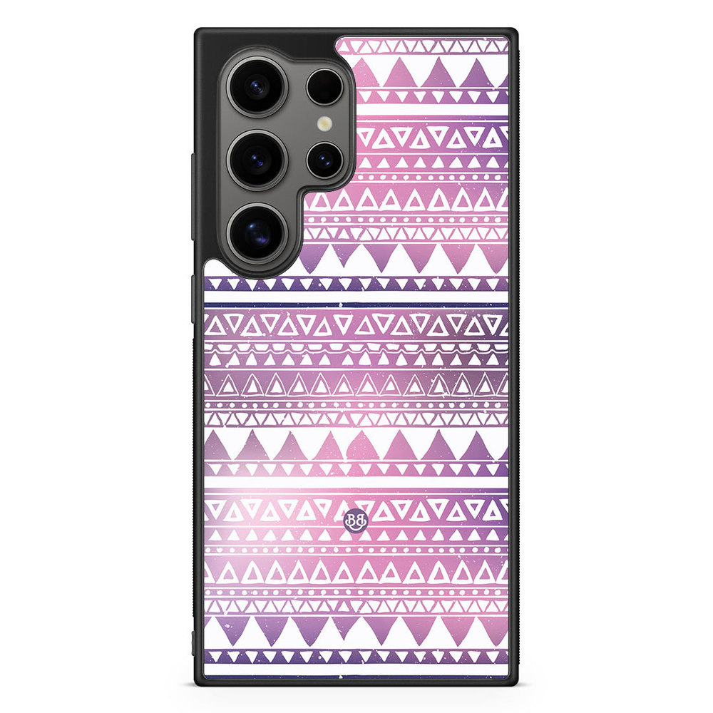 Samsung Galaxy S24 Ultra Case - Purple Aztec