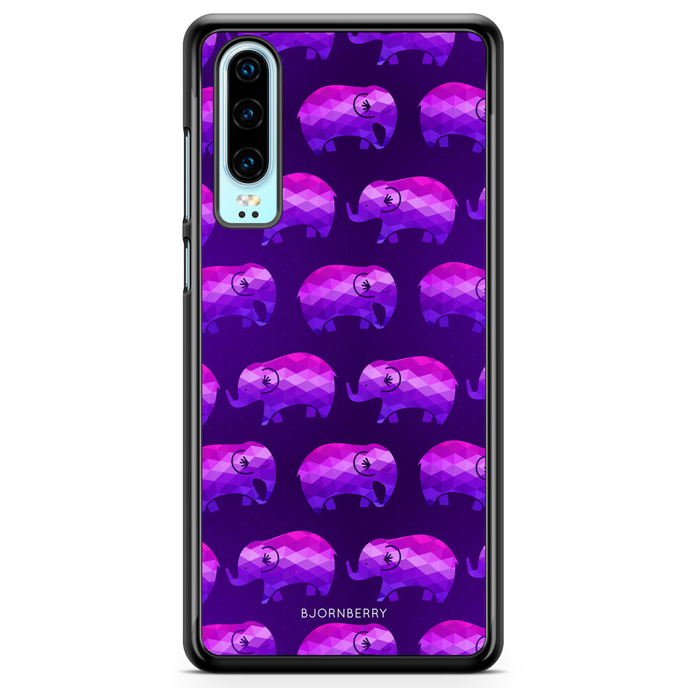 Huawei P30 Case - Purple Elephant