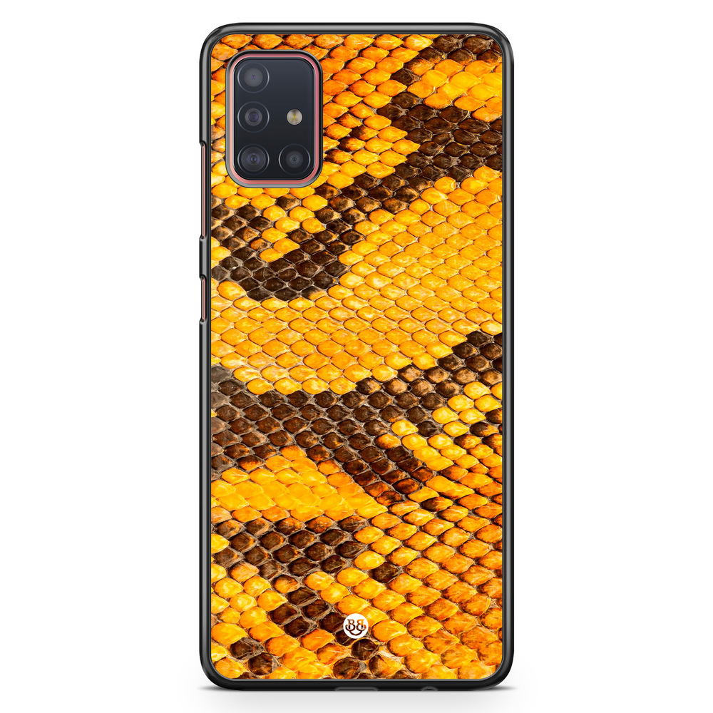 Samsung Galaxy A51 Case - Yellow Snake