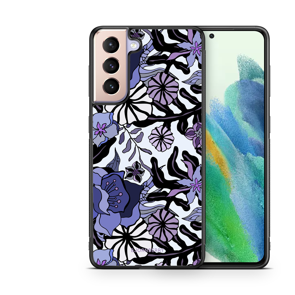 Samsung Galaxy S21 FE 5G Case - Purple Flowers