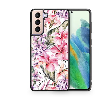 Samsung Galaxy S21 FE 5G Skal - Vattenfärg Blommor