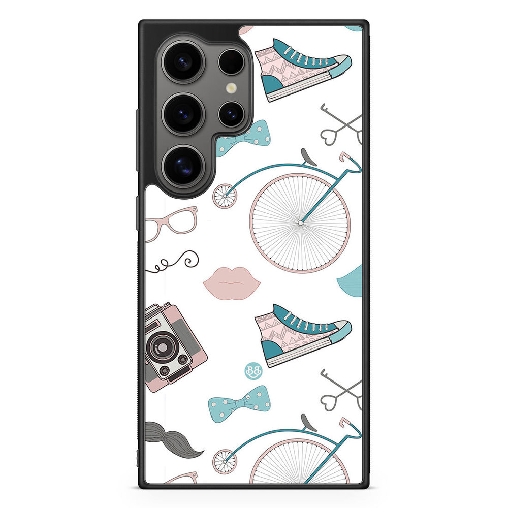 Samsung Galaxy S24 Ultra Case - Hipster Pattern