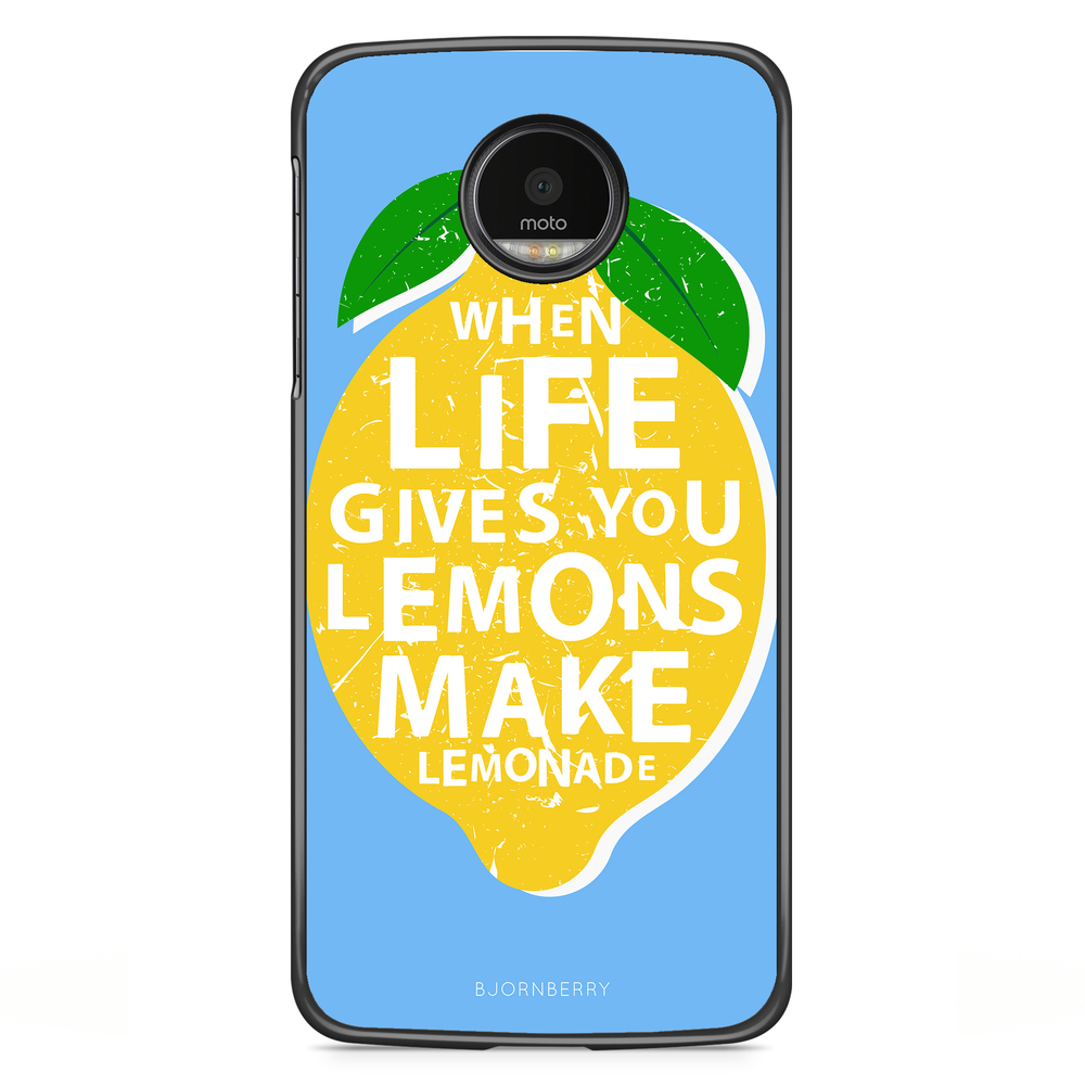 Motorola Moto G5S Plus Skal - Citron Citat