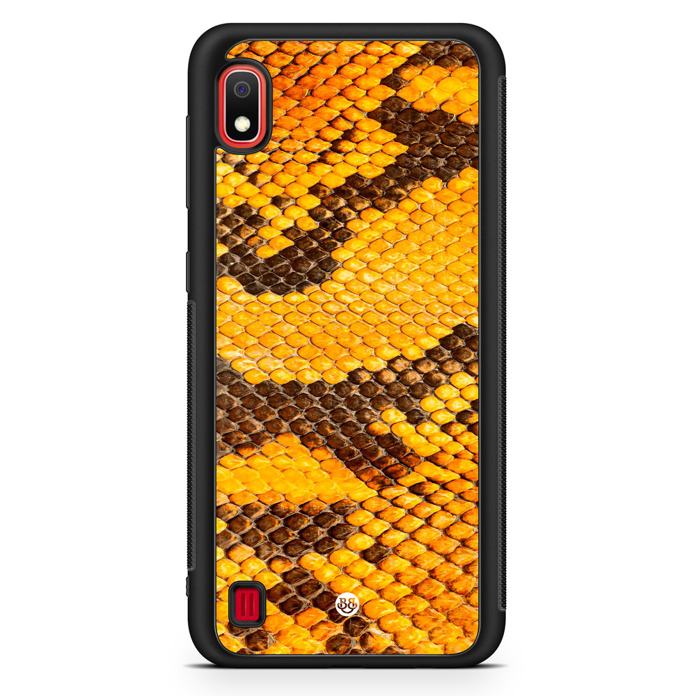 Samsung Galaxy A10 Case - Yellow Snake
