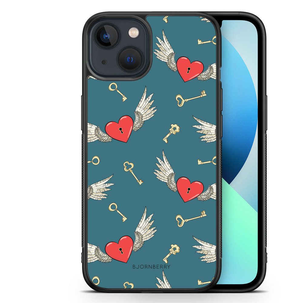 iPhone 13 Mini Case - Hearts 'n Wings