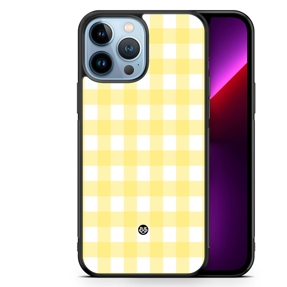 iPhone 13 Pro Max Case - SUMMER GARDEN - Lemon Check