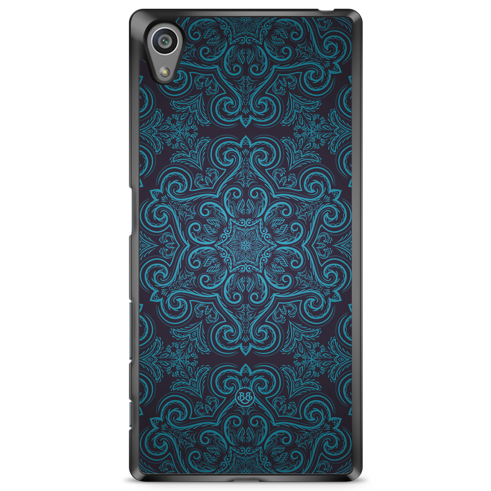 Sony Xperia Z5 Premium Case - Blue Retro Pattern