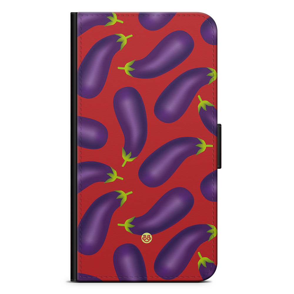 Nothing Phone (1) Wallet Case - Eggplant Pattern