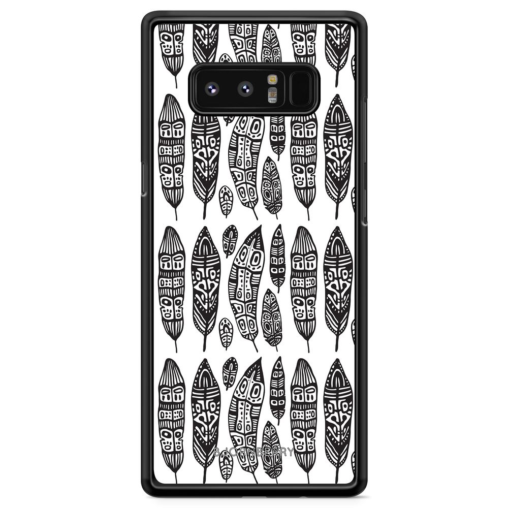Samsung Galaxy Note 8 Case - Vintage Feathers