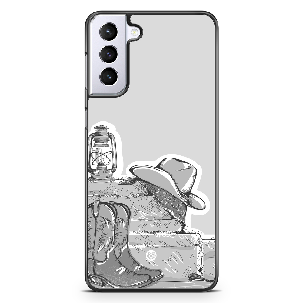 Samsung Galaxy S21 Plus Case - Western Black/White