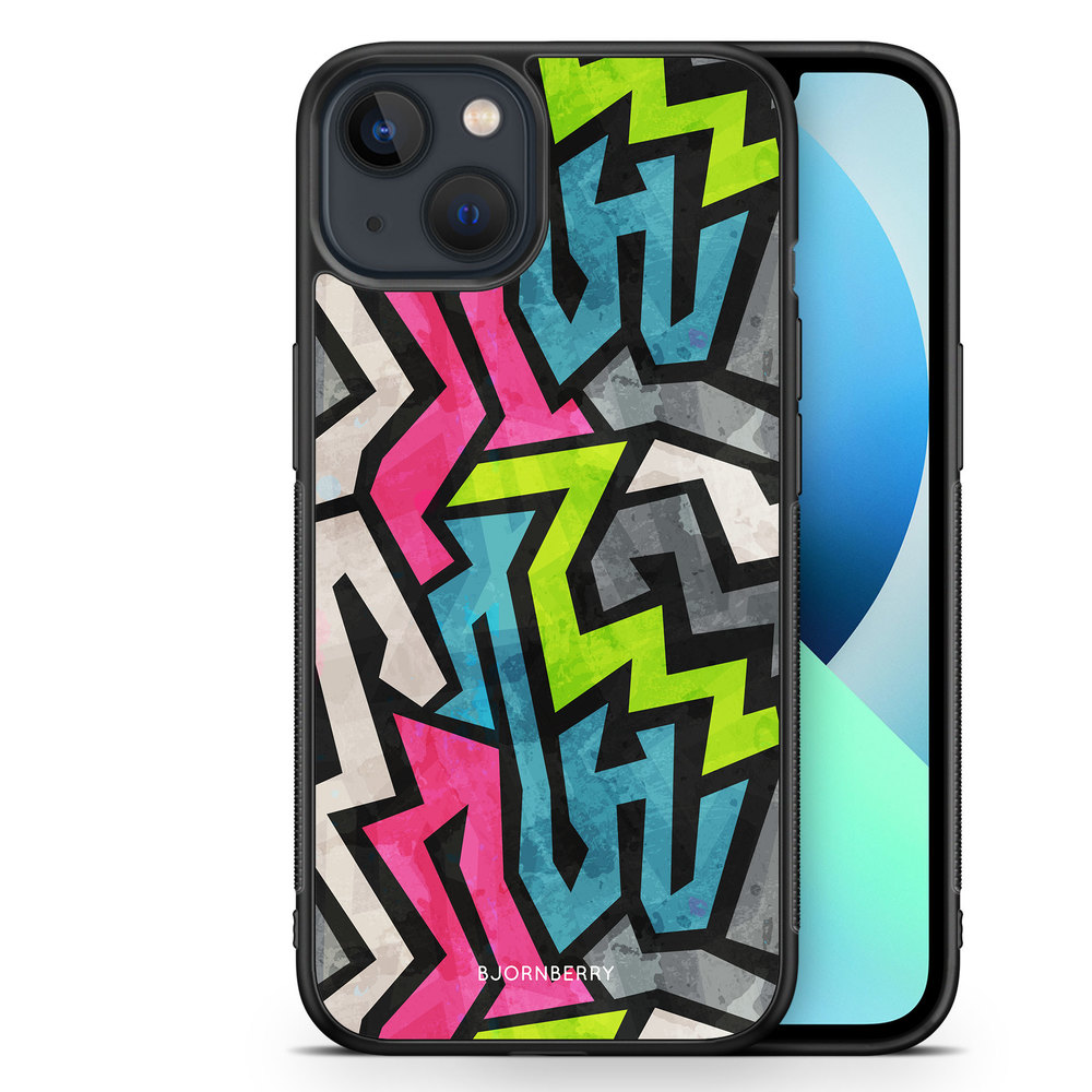 iPhone 13 Mini Case - Grunge Graffiti