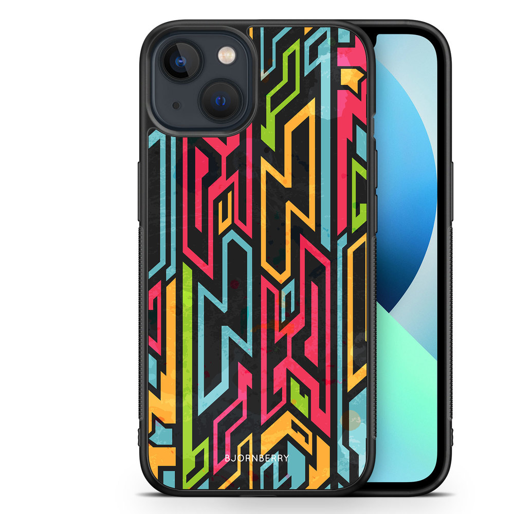 iPhone 13 Mini Case - Colored Tribal