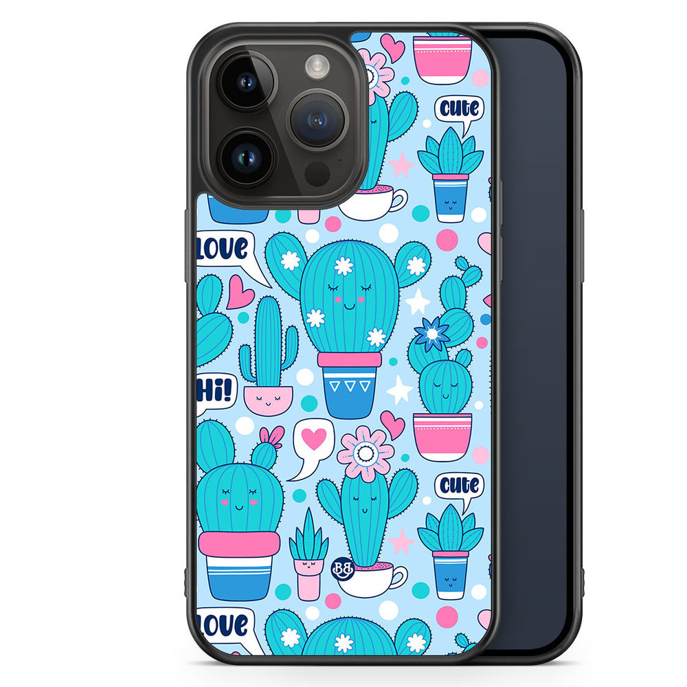 iPhone 14 Pro Max Case - Cute Cactus
