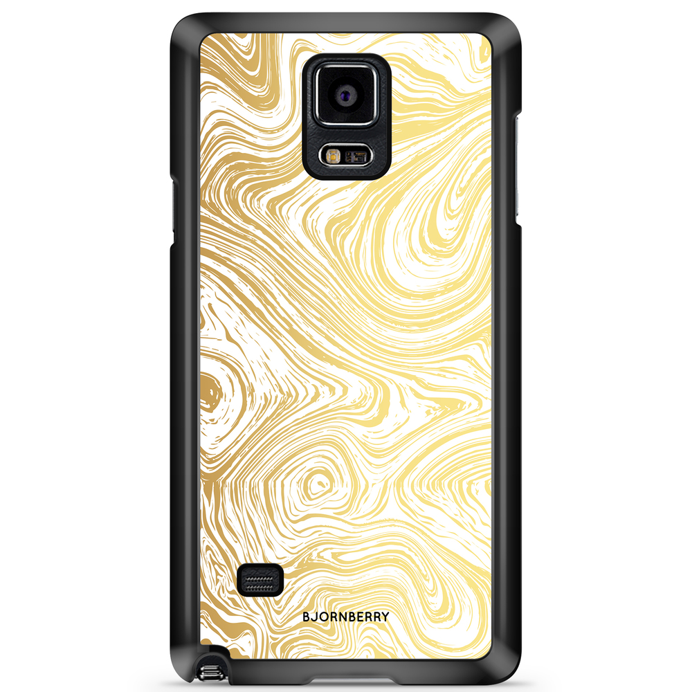 Samsung Galaxy Note 4 Case - Gold Marble