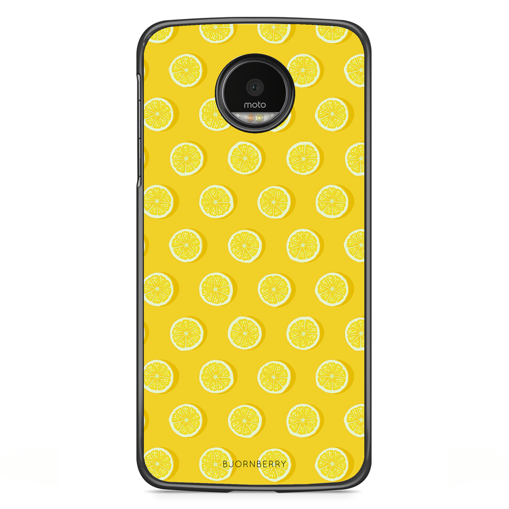 Motorola Moto G5S Plus Case - Lemon Pattern